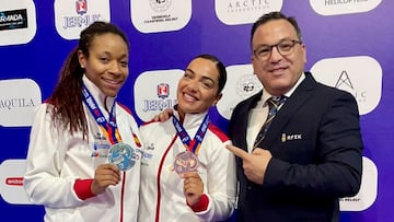 Isabel Nieto y María Torres, plata y bonce en kumite