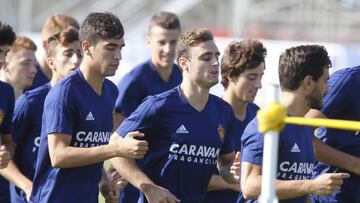 Daniel Lasure, en un entrenamiento.