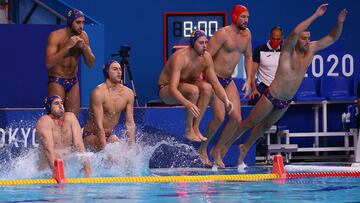 La Selección femenina de waterpolo.