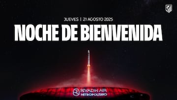 Noche de bienvenida del Atlético, en directo: Fiesta de los fichajes, presentación y actuaciones en vivo