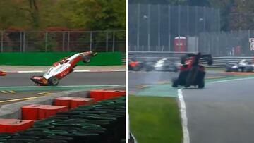 Susto de David Vidales en Monza.