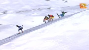 Lucas Eguibar, cuarto tras caerse en la final de Cervinia