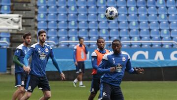 Entrenamiento Deportivo de La Coruña. mujaid granero salva