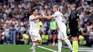 19/08/2025 PARTIDO PRIMERA DIVISION
REAL MADRID - OSASUNA
CAMBIO SUSTITUCION BRAHIM DIAZ FRANCO MASTANTUONO