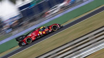 El Ferrari #50 de Molina en las 6H de Sao Paulo del WEC.