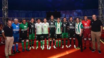 Presentación de las camisetas del Racing de Austral.