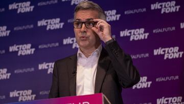 Font se compromete a que haya público en el Barça-Valladolid del 4 de abril