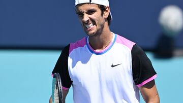 Lorenzo Musetti, en el Miami Open.