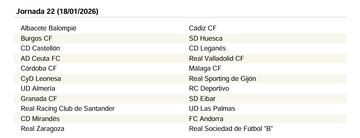 El calendario de LaLiga Hypermotion 25/26