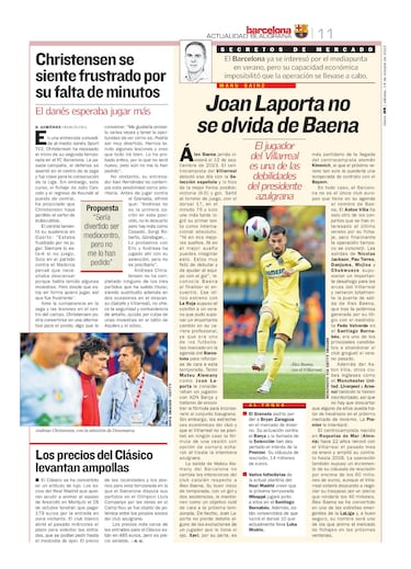 Laporta no se olvida de Baena