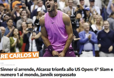 El mundo se postra a los pies de “Súper Alcaraz”: “El maestro”