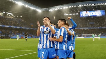 Partido Deportivo de La Coruña - Logroñes gol davo
