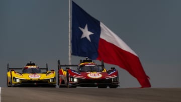 Los Ferrari #83 y #51 en las 6H de COTA del WEC.