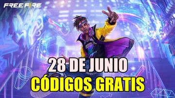 Free Fire códigos gratis 28 junio