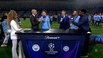 Puro show en TV: doble vacile de Henry a Grealish y Walker en plena fiesta