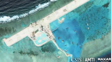 Imágenes satelitales revelan lo que está haciendo uno de los rivales de China en su zona de influencia natural