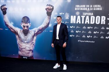 Vinicius, Carvajal y Courtois, protagonistas en la alfombra roja de la película de Ilia Topuria