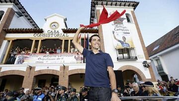 Pinto homenajeará a Contador tras su retirada del ciclismo
