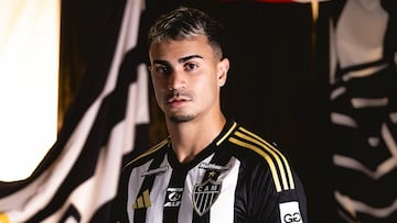 Reinier, nuevo jugador del Atlético Mineiro.