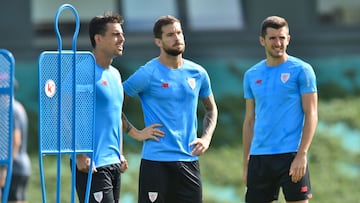 Dani García, con Iñigo Martínez y Vivian