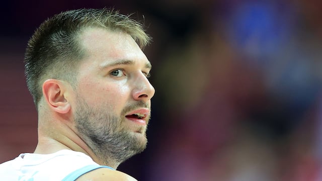 The LA Lakers star led Slovenia to an 86-69 victory over Belgium on Sunday, making history in the process.