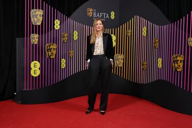 Director Justine Triet durante la alfombra roja de los Premios BAFTA 2024 celebrados en el Royal Festival Hall del Southbank Centre de Londres. 
