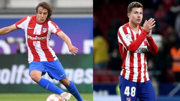 Javi Serrano y Germán Valera jugarán en el Mirandés esta temporada.