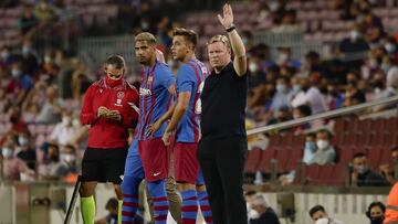 Koeman repiensa un nuevo once ante el Getafe