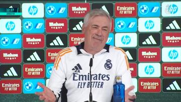 El precioso gesto de Ancelotti con una periodista en plena rueda de prensa que acabo entre risas