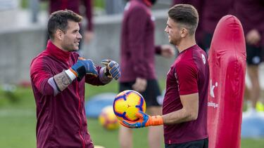 Herrerín: “Parezco descubridor de porteros: Kepa, Unai, Giorgi...”