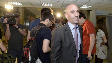 Luis Rubiales, candidato a la presidencia de la Federación.