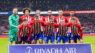 31/01/24
PARTIDO DE PRIMERA DIVISION
ATLETICO DE MADRID - RAYO VALLECANO
EQUIPO ONCE FORMACION
