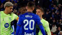 La ‘humillación’ de Gavi a Yellu en pleno partido: el culé increpó al futbolista del Getafe