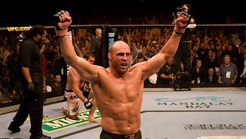 Randy Couture durante uno de sus combates.