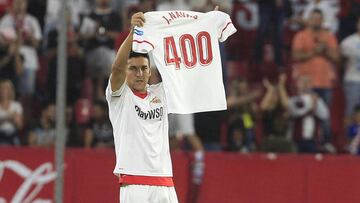 Sevilla 1-0 Las Palmas. Resumen, goles y resultado. Navas marca en su partido número 400 para dar la victoria al equipo hispalense.
NAVAS 400 PARTIDOS