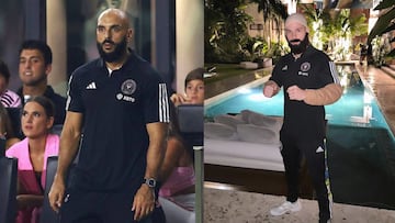 Compañero de Messi se disfraza del famoso guardaespaldas y se hace viral