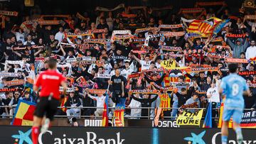 Afición del Valencia.