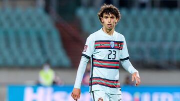 Joao Felix, durante un partido con Portugal