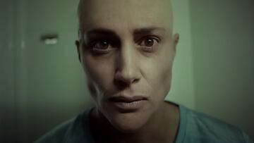 Daida Ruano, rapada, durante las sesiones de quimioterapia del 2011 para superar su cáncer de ovarios.