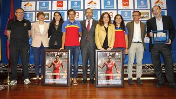 Un momento de la presentación de la Copa de Europa de Triatlón que se celebrará este domingo en Madrid.