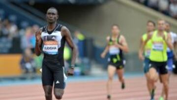 El kenianao David Rudisha se impone en los 800 metros de la Diamond League disputada en Glasgow.