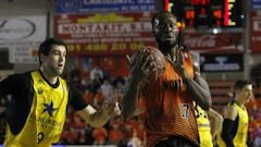 Akindele, Jelovac, Llull, Kuric y Huertas, en el quinteto Endesa