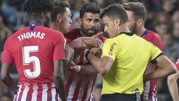 Las 7 expulsiones de las que se queja el Atleti en el Camp Nou