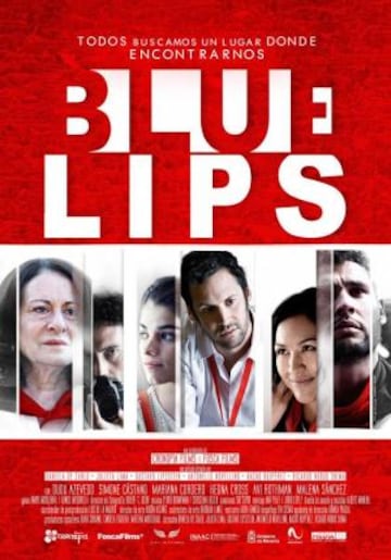 'Blue Lips' fue dirigida por seis directores y estrenada en 2014. La película narra la historia de seis personajes de distintos países de procedencia que se conocen en Pamplona durante San Fermín. La fiesta sirve como punto de encuentro y desarrollo para ellos. Además, los sanfermines aparecen retratados con toda su intensidad, representando un espacio donde los protagonistas se liberan y conectan con los demás.