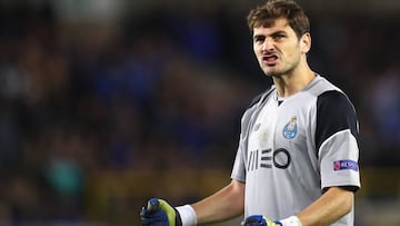 Casillas fue titular con el Oporto un mes y medio después
