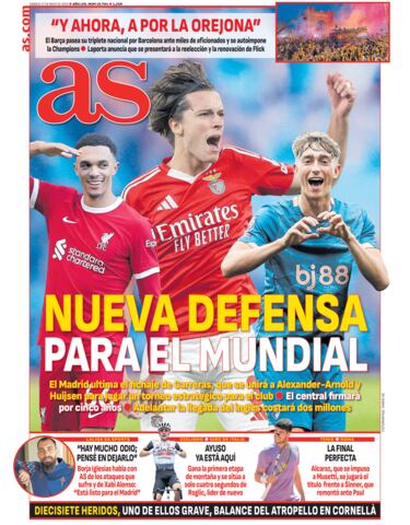 Las portadas de AS de mayo