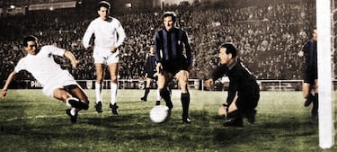 TEMPORADA 65/66 REAL MADRID - INTER 1-0 GOL DE PIRRI BATE DESDE CERA A SARTI