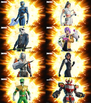 fortnite capitulo 6 temporada 4 shock explosivo nuevas skins