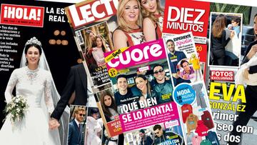 Portadas del miércoles: Bustamante y Paula, Eva González o las Campos