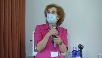 Margarita del Val habla sobre la COVID y sus vacunas este martes en un ciclo 'Retos para el futuro'.